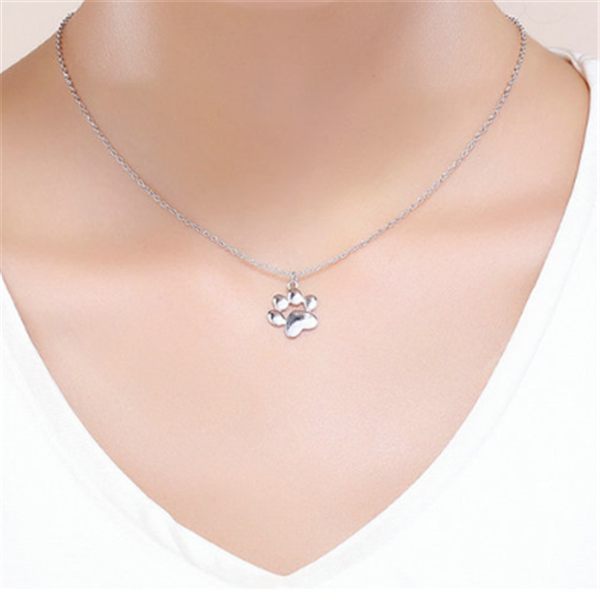 Footprint necklace - WOMONA.COM