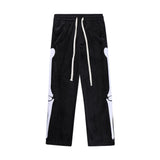 Skeleton Bone Patch Embroidered Casual Pants For Men - WOMONA.COM