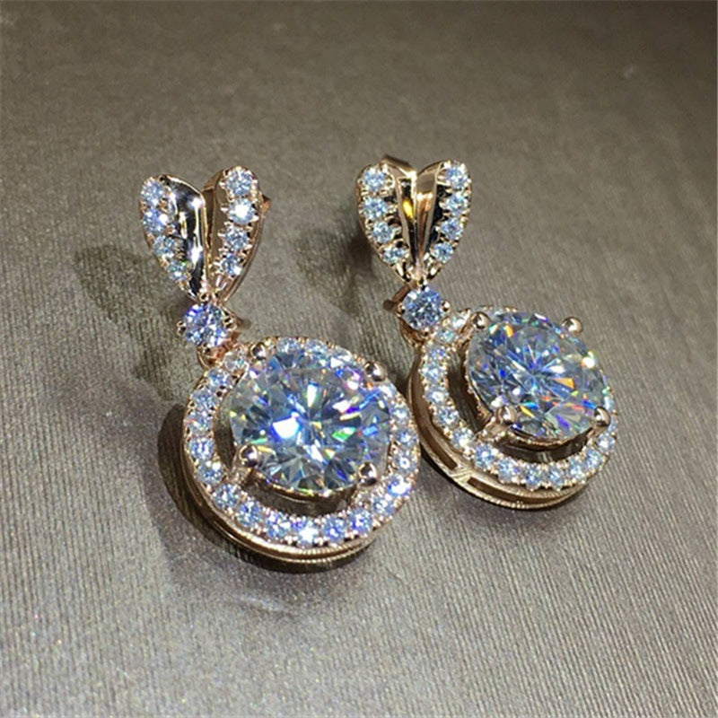 Women's Group Diamond Earrings - WOMONA.COM