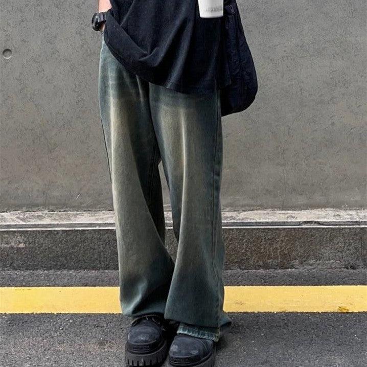 Washed Vintage Jeans For Men And Women - WOMONA.COM