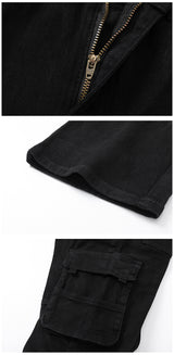 Multi-Pocket Workwear Jeans Men's - WOMONA.COM