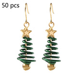 Christmas Tree Star DIY Earrings - WOMONA.COM