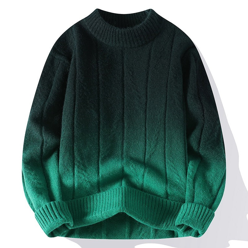 High-grade Sweater Gradient Fashion Men - WOMONA.COM