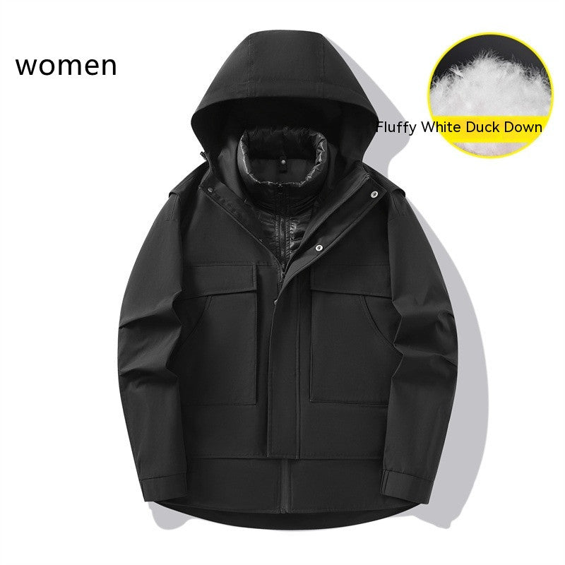 Removable Outdoor Work Clothes Windbreaker Jacket - WOMONA.COM