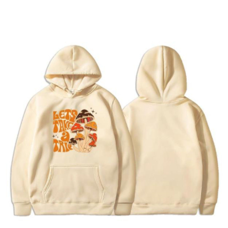 Men's loose pullover hoodie