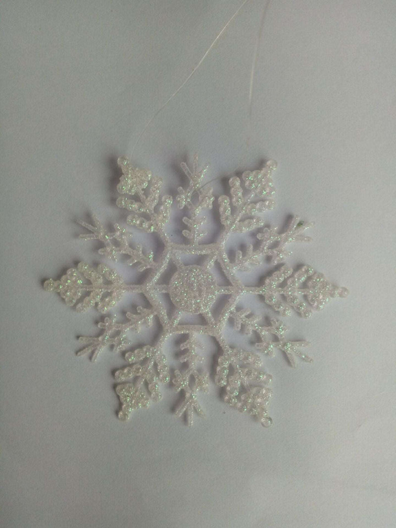 acrylic 10CM snowflakes, Christmas necessities, Christmas tree hanger - WOMONA.COM