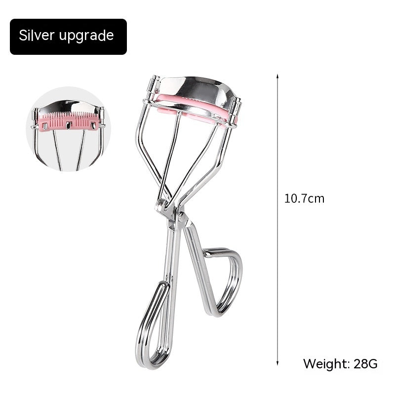 Natural Curling Eyelash Curler With Comb Girls Eyelash Beauty Auxiliary Tools Portable Wide Angle Eyelash Curler - WOMONA.COM