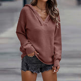 Long Sleeve Women's Knitted Blouse Women - WOMONA.COM