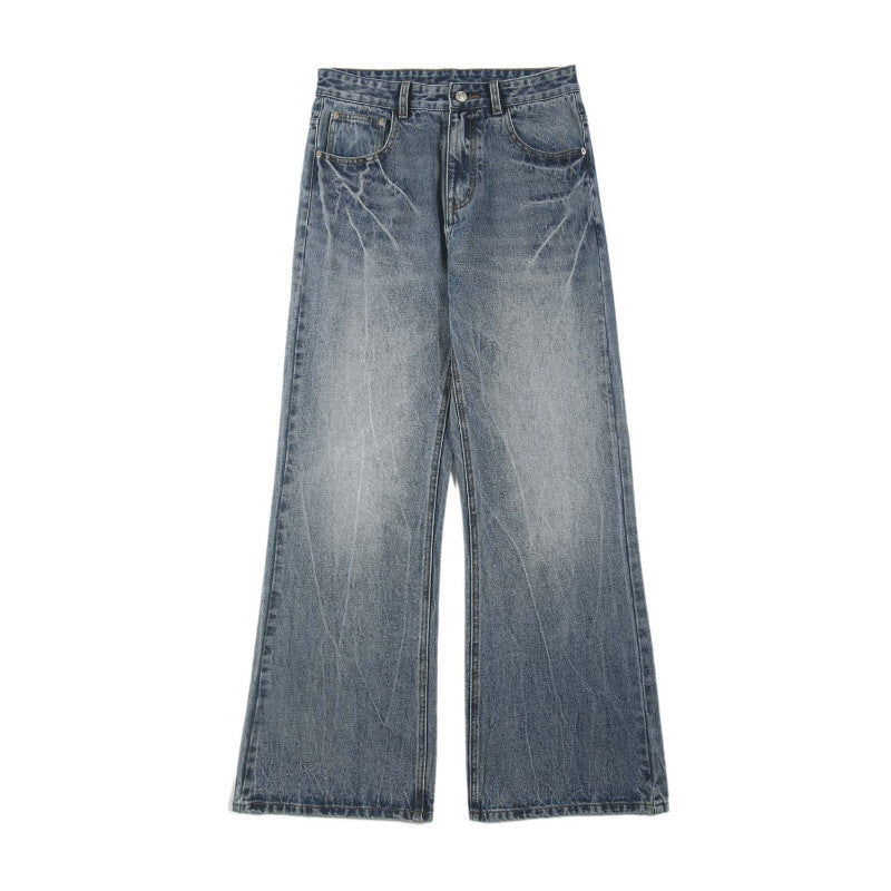 Herren Jeans „Lightning Crack“ in Blau