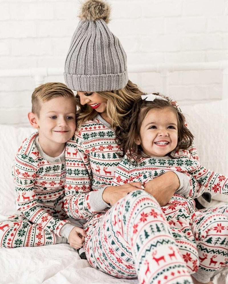 Printed Christmas Family Wear - WOMONA.COM