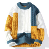 Men's Crew Neck Pullover Sweater - WOMONA.COM