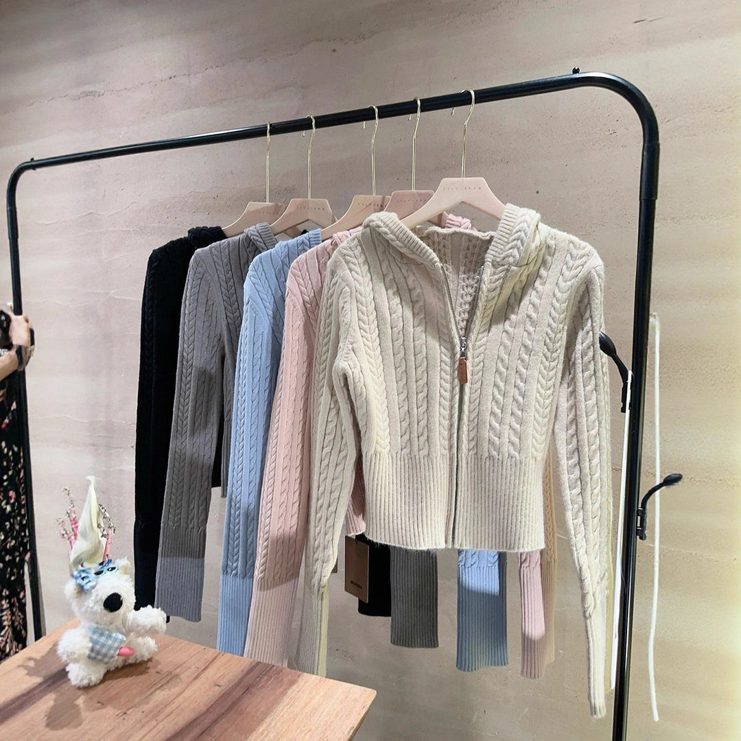 Women's Soft-Knit Zip-Front Hoodie - product view 1