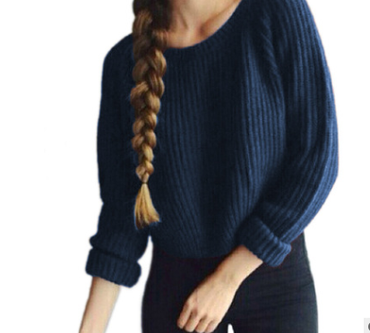 Long Sleve Classic Sweaters - WOMONA.COM