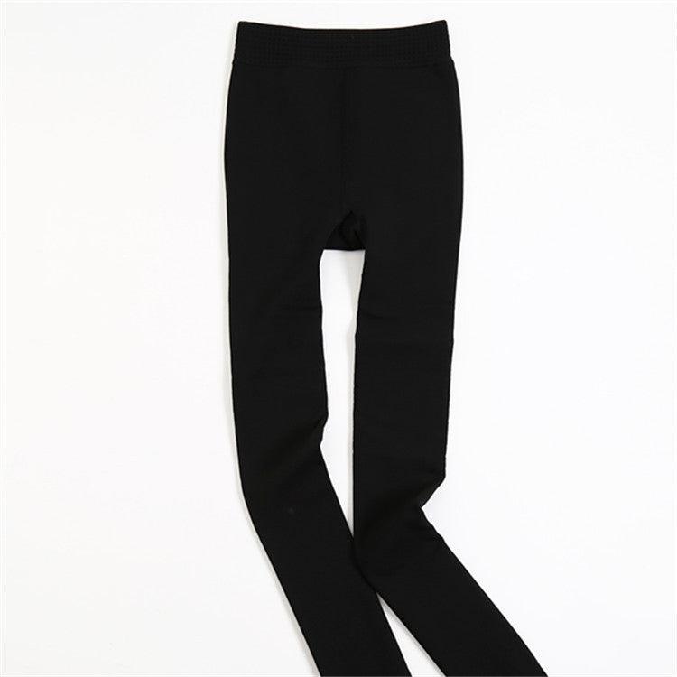Velvet Padded Lengthened Large Size Dance Leggings - WOMONA.COM