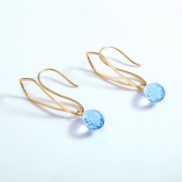 Crystal earrings - WOMONA.COM