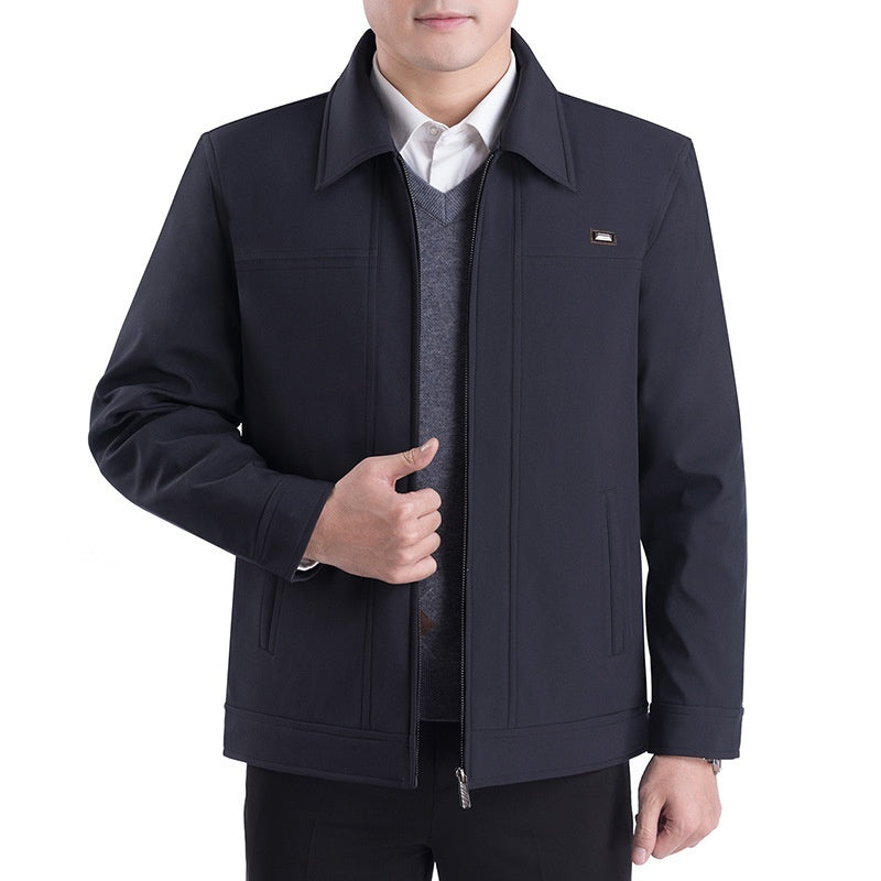 Middle-aged Men's Casual Jacket Autumn Outerwear Top