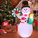 Christmas LED Lights Glowing Santa Tree Snowman - WOMONA.COM