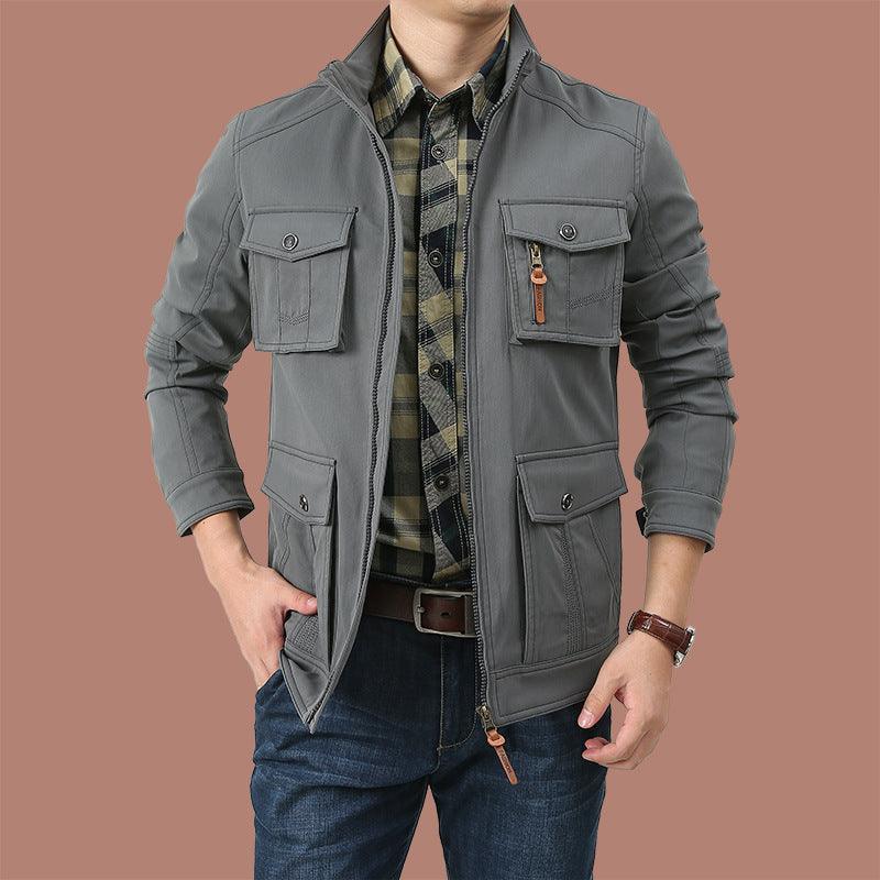 Fashion Work Clothes Men's Leisure Windproof Jacket - WOMONA.COM