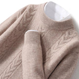 Men's Pure Wool Half Turtleneck Thickened Sweater