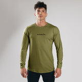 Slim Fit Elastic Cotton Long Sleeve T-shirt Underlay - WOMONA.COM