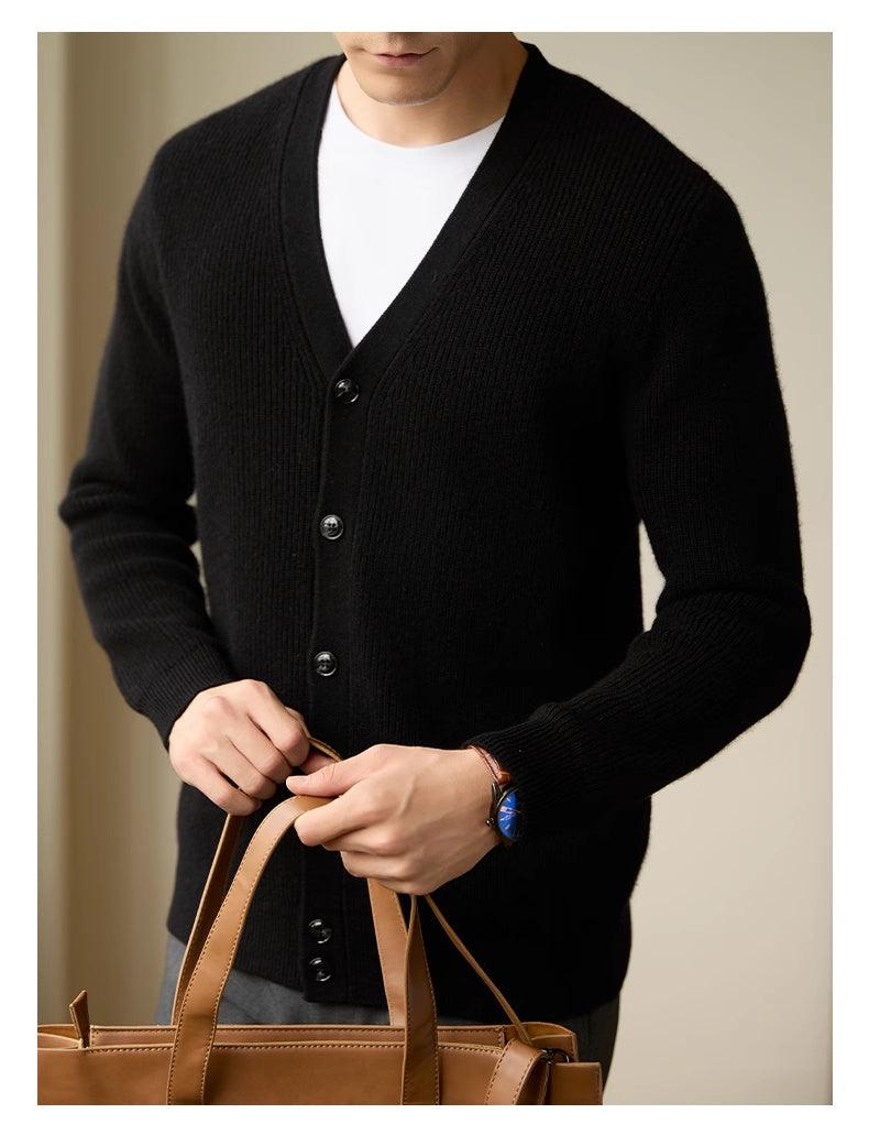 Wool Warm Cardigan Knitted Coat - WOMONA.COM
