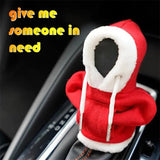 Christmas Hoodie Car Gearshift Cover - WOMONA.COM