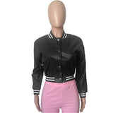 Autumn Women's Windproof Leather Jacket - WOMONA.COM