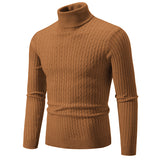 Pullover High Collar Casual Sweater Men - WOMONA.COM