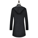 hooded wool coat