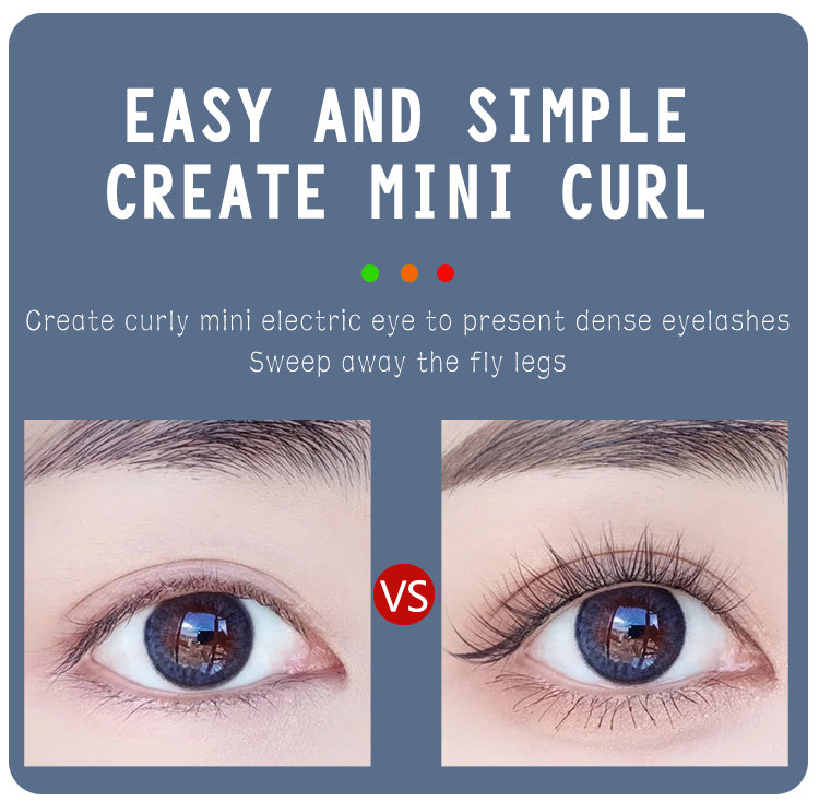 Electric Heated Eyelash Curler USB Natural Eyelash Curler Long Lasting Makeup Tools - WOMONA.COM