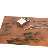 Lock Necklace Necklace Couples Can - WOMONA.COM