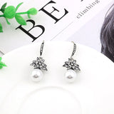 Pearl Earrings Sunflower - WOMONA.COM