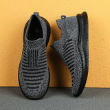 Mesh Sneakers For Men Non-slip Walking Running Shoes - WOMONA.COM