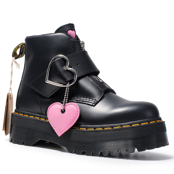 Peach heart fashion boots women zipper ankle boots - WOMONA.COM