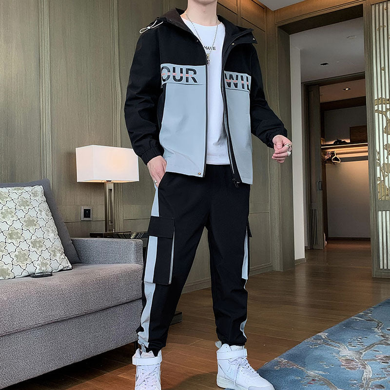 Fashion Men Clothing Jogging Suit Casual - WOMONA.COM