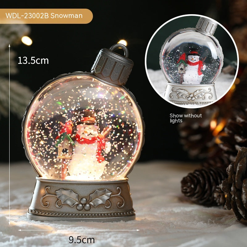 Christmas Holiday Decorations Luminous Simulation Flat Light - WOMONA.COM