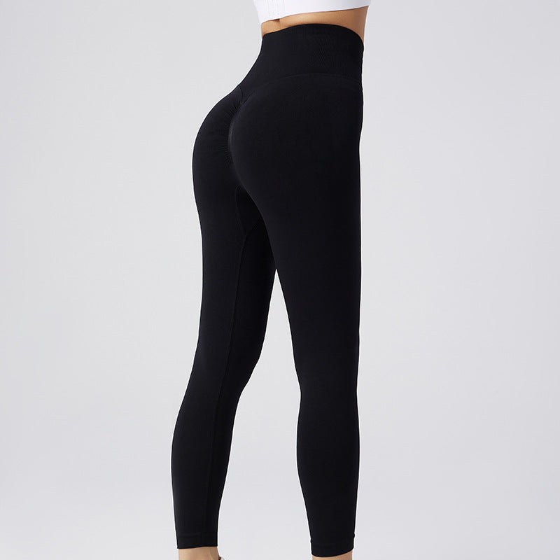 Seamless Leggings Yoga Pants Tummy Control Workout Running Yoga - WOMONA.COM