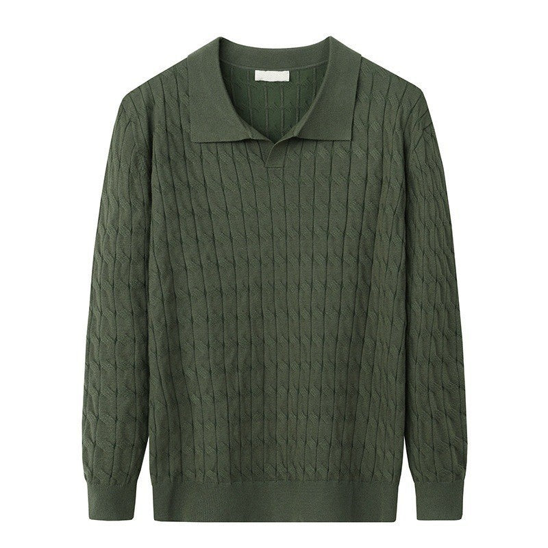 Mens Casual Comfortable Pullover Sweater