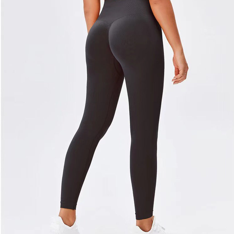 Seamless Leggings Yoga Pants Tummy Control Workout Running Yoga - WOMONA.COM