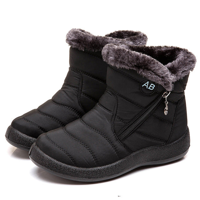 Waterproof boots warm XL snow boots - WOMONA.COM