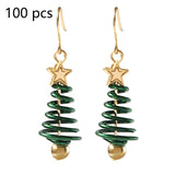 Christmas Tree Star DIY Earrings - WOMONA.COM