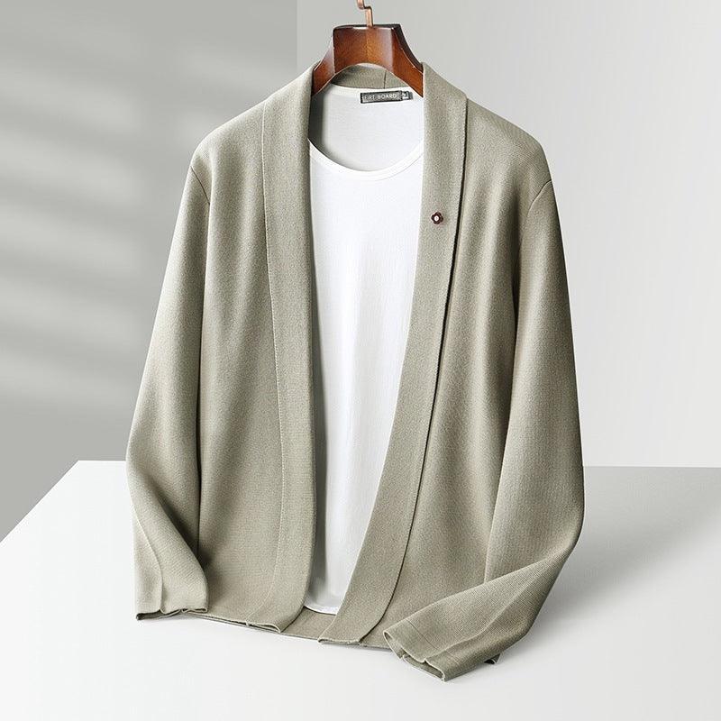 Men's Business Knit Cardigan Sweater