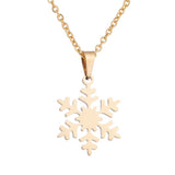 Snowflake necklace - WOMONA.COM