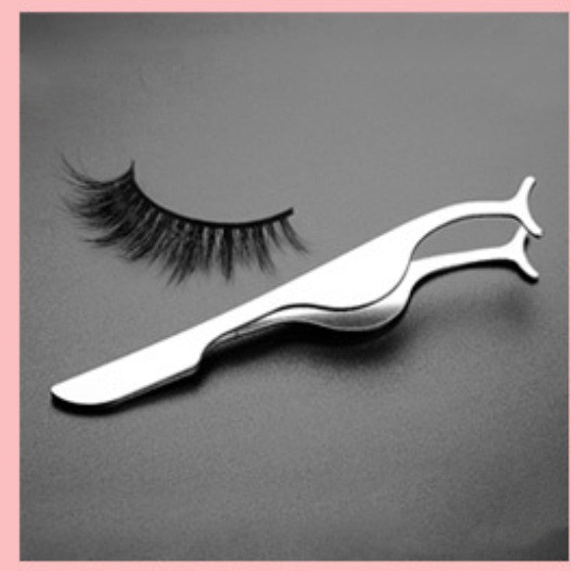 Semi-arc Steel Tooth Brow Groomer Eyelash Curler - WOMONA.COM