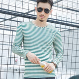 Autumn winter new men's long sleeved T-shirts men - WOMONA.COM