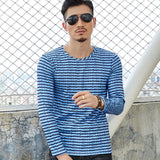 Autumn winter new men's long sleeved T-shirts men - WOMONA.COM