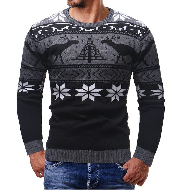 Christmas fawn sweater - WOMONA.COM
