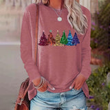 Women's Long-sleeved T-shirt Christmas