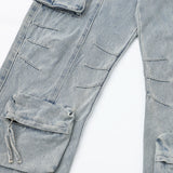 Multi-Pocket Workwear Jeans For Men And Womena - WOMONA.COM