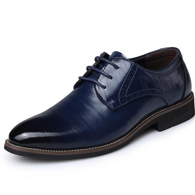 Men Leather Dress Shoes - WOMONA.COM